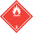 HAZ104 - GHS Label - Flammable Hazard
