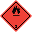 HAZ106 - GHS Label - Flammable Hazard