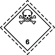 HAZ122 - GHS Label - Toxic Hazard