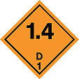 HAZ90 - GHS Label - Explosive Hazard 1.4 D