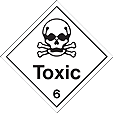 HAZ09 - IMDG Label - Toxic 6