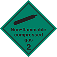 HAZ42 - IMDG Label - Non Flammable Compressed Gas 2