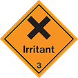 HAZ47 - IMDG Label - Irritant 3