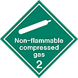 HAZ80 - IMDG Label - Non Flammable Compressed Gas 2