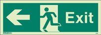 409T - Jalite Exit Arrow Left - IMPA Code: 33.4404 - ISSA Code: 47.544.04