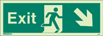 448T - Jalite Exit Arrow Down & Right - IMPA Code: 33.4407 - ISSA Code: 47.544.07