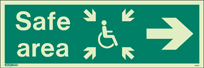 4652U - Jalite Safe Area Sign