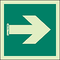 4860C - Jalite Escape route arrow - IMPA Code: 33.4420 - ISSA Code: 47.544.20