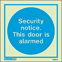 5480C - Jalite Security notice This door is alarmed