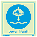 5505C - Jalite lower liferaft Sign - IMPA Code: 33.5104 - ISSA Code: 47.551.04