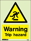 7043D - Jalite Warning trip hazard - IMPA Code: 33.7620 - ISSA Code: 47.576.20