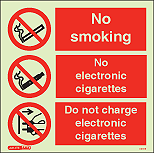 8039E - Jalite No smoking, No electronic cigarettes, Do not charge electronic cigarettes