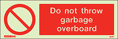8277PT - Jalite Do not throw garbage overboard