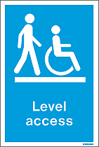WX9004DD - Jalite Level Access Sign
